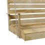vidaXL Schaukelbank aus imprägniertem Kiefernholz mit Ketten, Detailansicht.