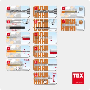 TOX Verbundmörtel Liquix Pro V1 Styrolfrei 300 ml Beton