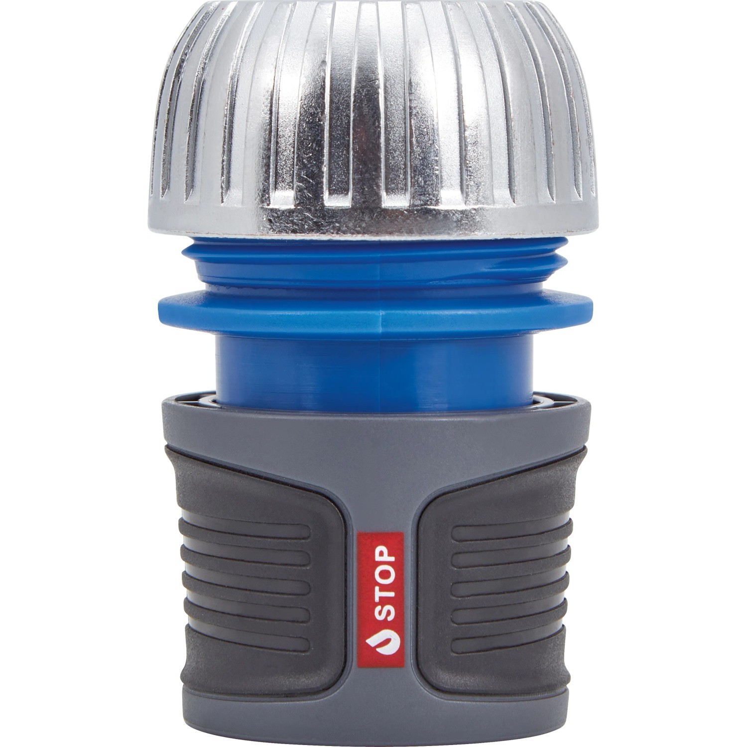 Raccordo Rapido Premium Con Arresto Acqua 3/4" – Connettore Per Tubo Da Giardino In ABS E Acciaio Inox