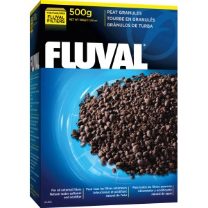 Fluval Torfgranulat 500g für Aquarium Filter zur Wasseraufbereitung und pH-Wert-Einstellung.