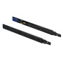 MS Beschläge Schubladenauszug, schwarz, 550 mm Vollauszug mit 30 kg Tragkraft.