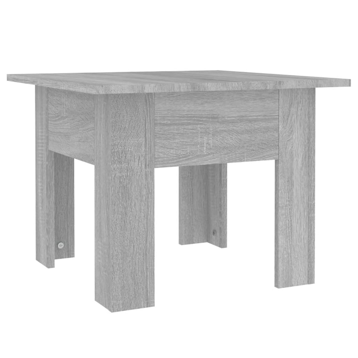 vidaXL Couchtisch Grau Sonoma 55x55x42 cm Holzwerkstoff 813069