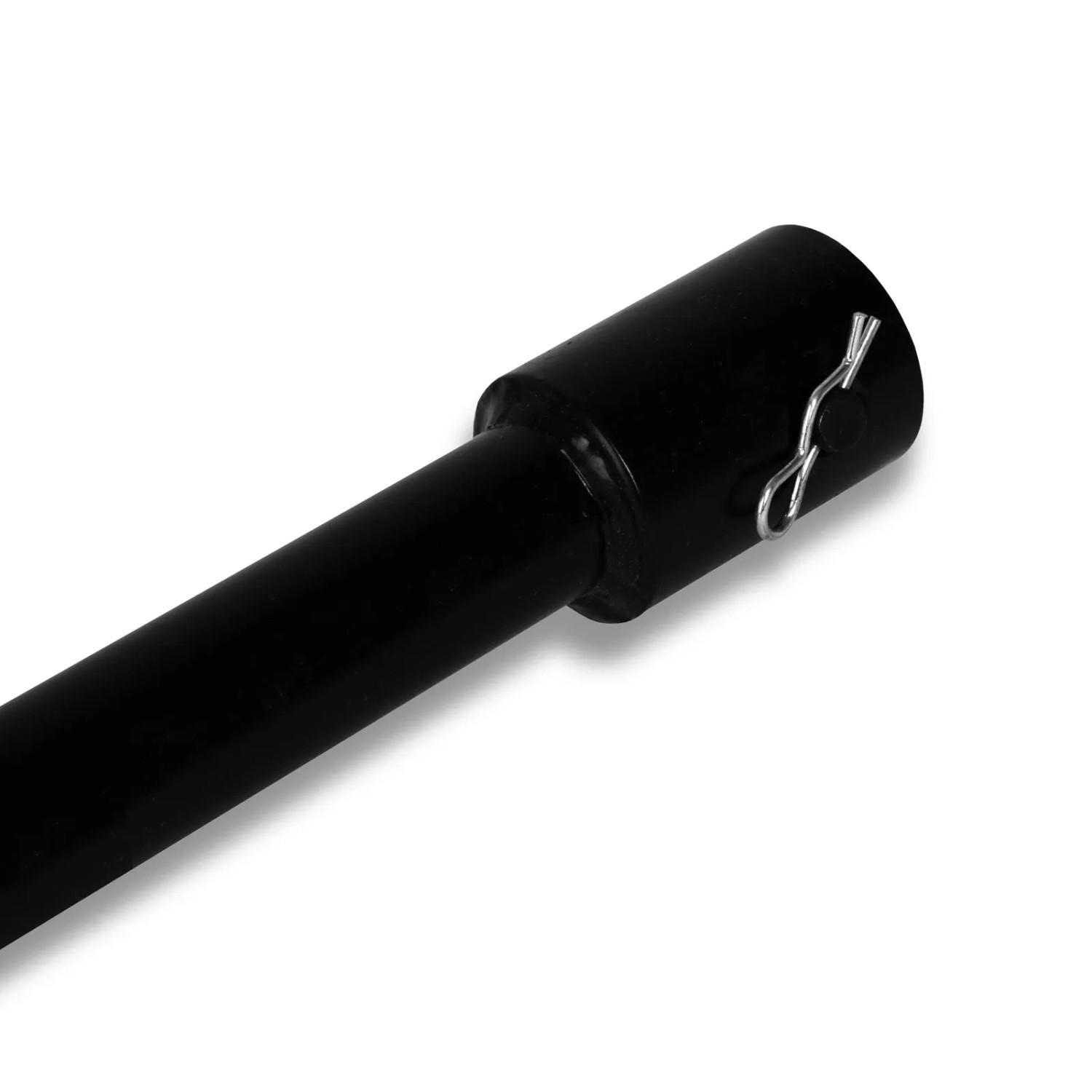 Detailaufnahme des EBERTH Erdbohrers, 40mm Durchmesser, mit Sicherungsbolzen.