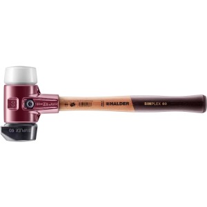 Halder Simplex Schonhammer Ø 60 mm Gummi Superplastik mit Standfuß