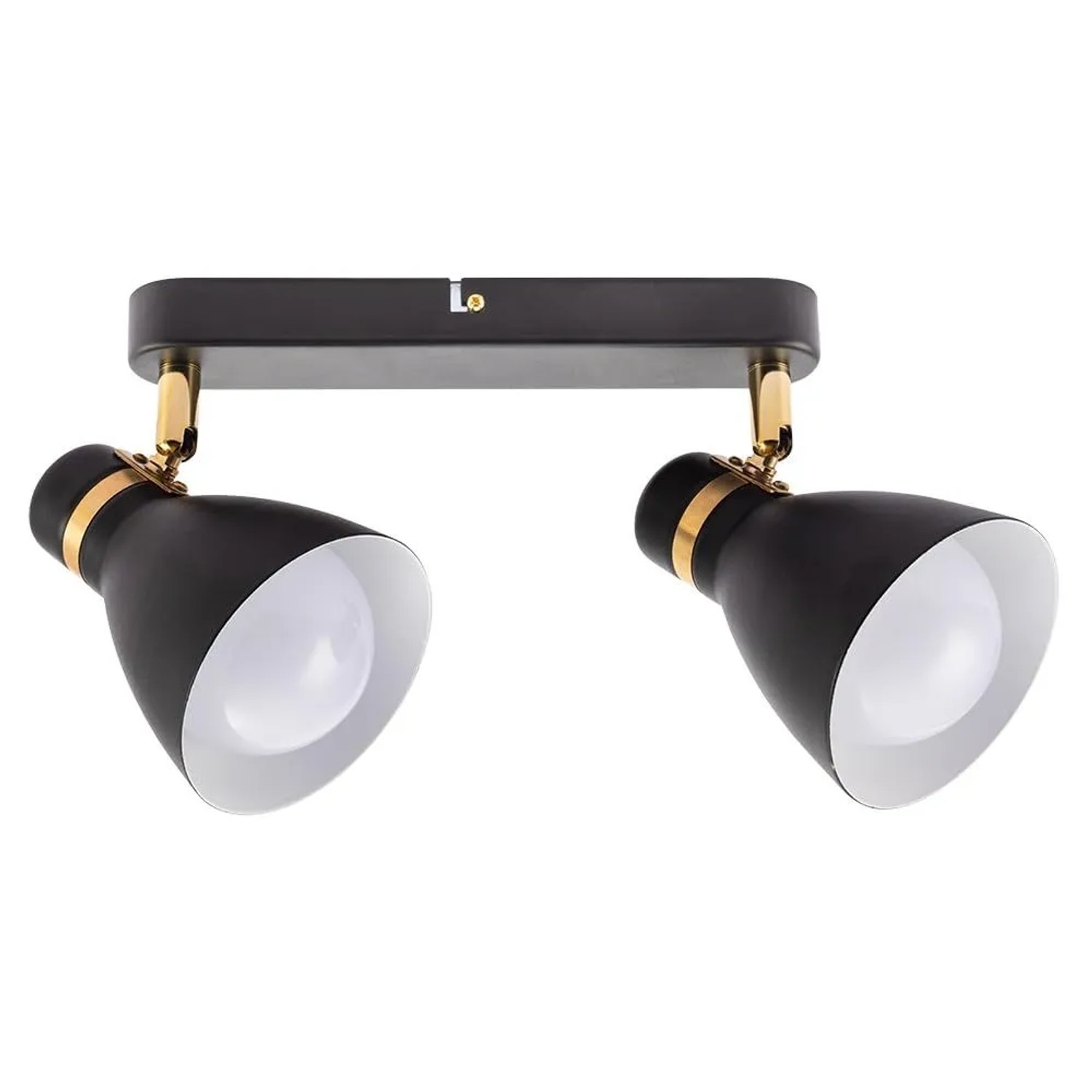 Arte Lamp Deckenstrahler Fafnir 2-flammig schwenkbar Schwarz E27