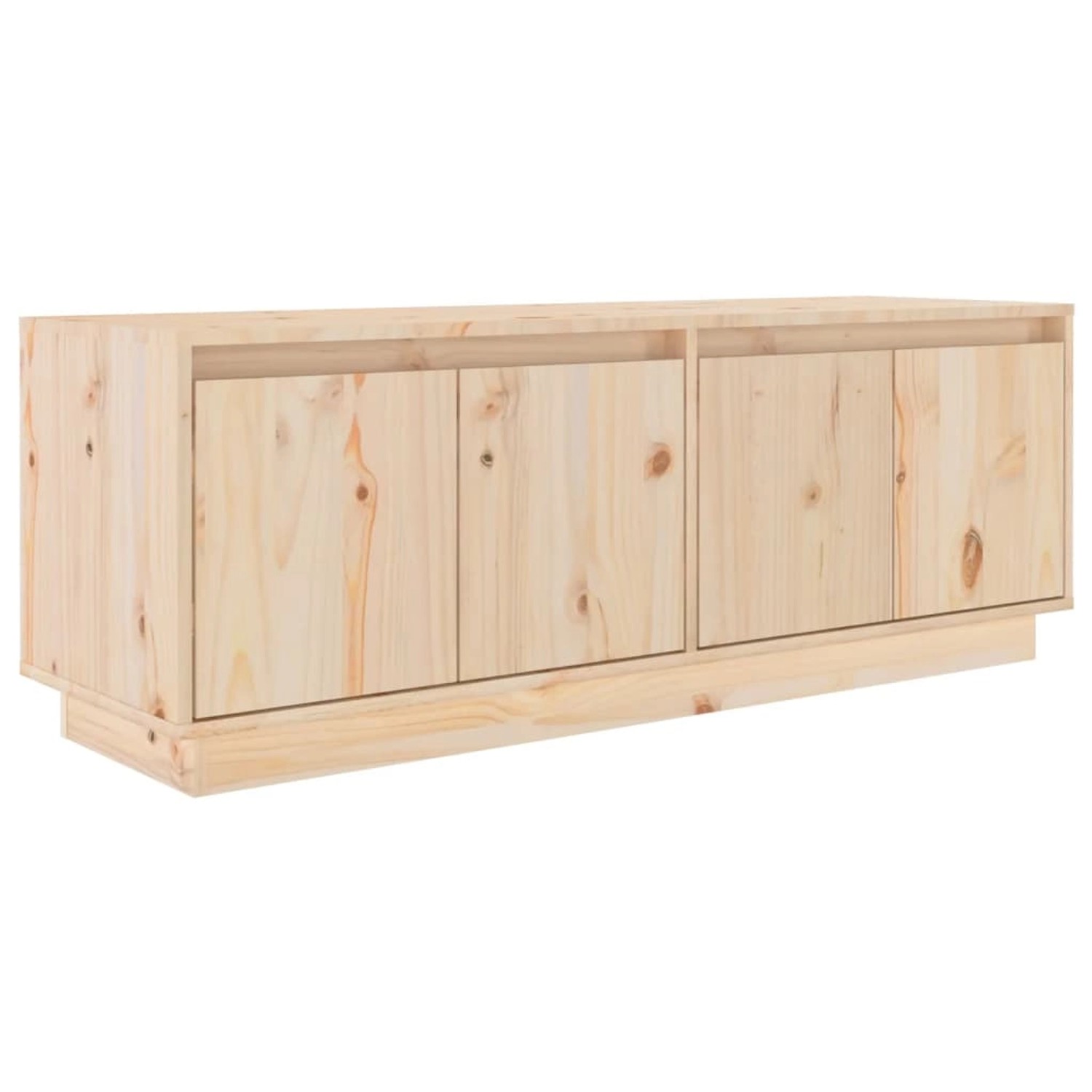 VidaXL TV-Schrank 110x34x40 cm Massivholz Kiefür günstig online kaufen