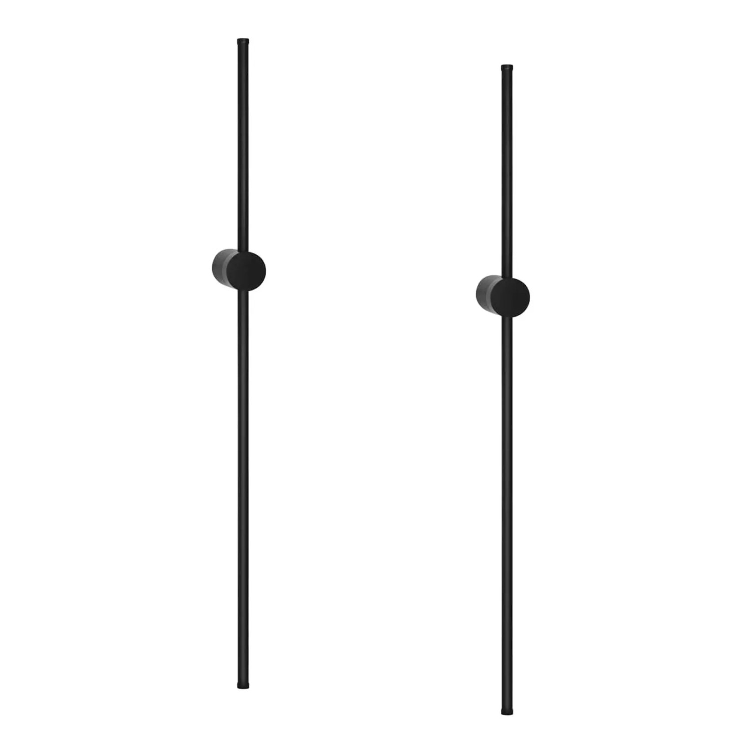 NETTLIFE LED Wandleuchte aus Metall L60cm Schwarz 5W