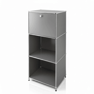 Floordirekt Metallregal Concept Epure MK-107 4 Ebenen 50 x 40 x 121 cm Grau