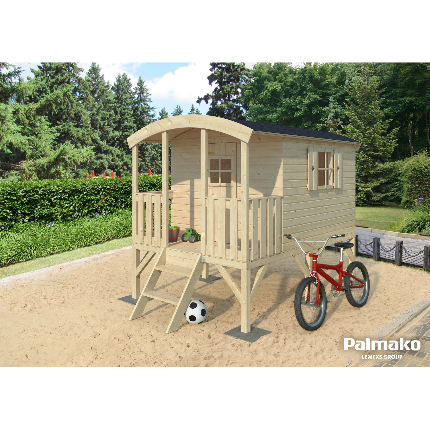 Thumbnail - Palmako Spielhaus Huck 2,4 m²