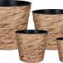 A.H.G. Übertopf Set aus Wasserhyazinthe, naturfarben, verschiedene Größen.