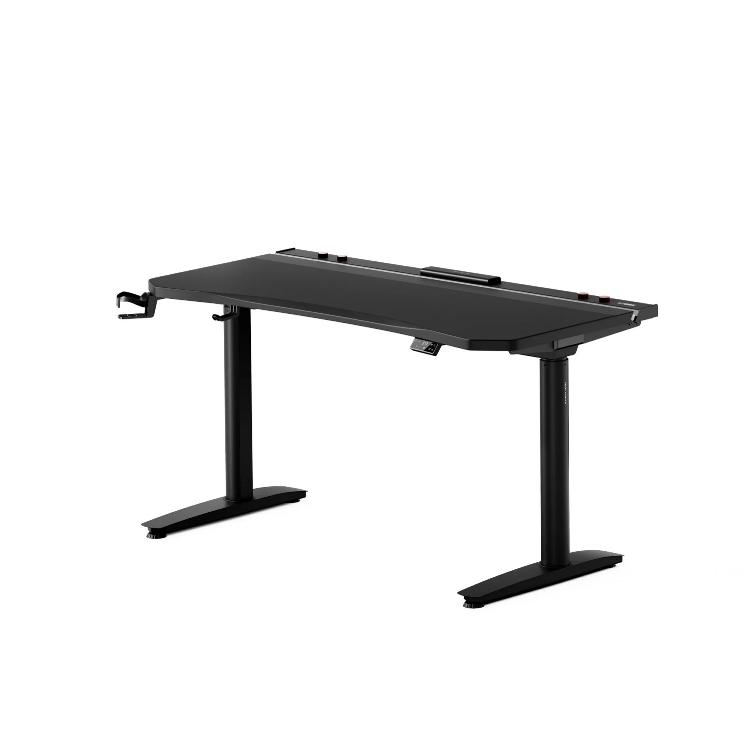 DIABLO CHAIRS Elektrisch Verstellbarer Gaming-Schreibtisch Schwarz X-Forge 1400 x 700 mm