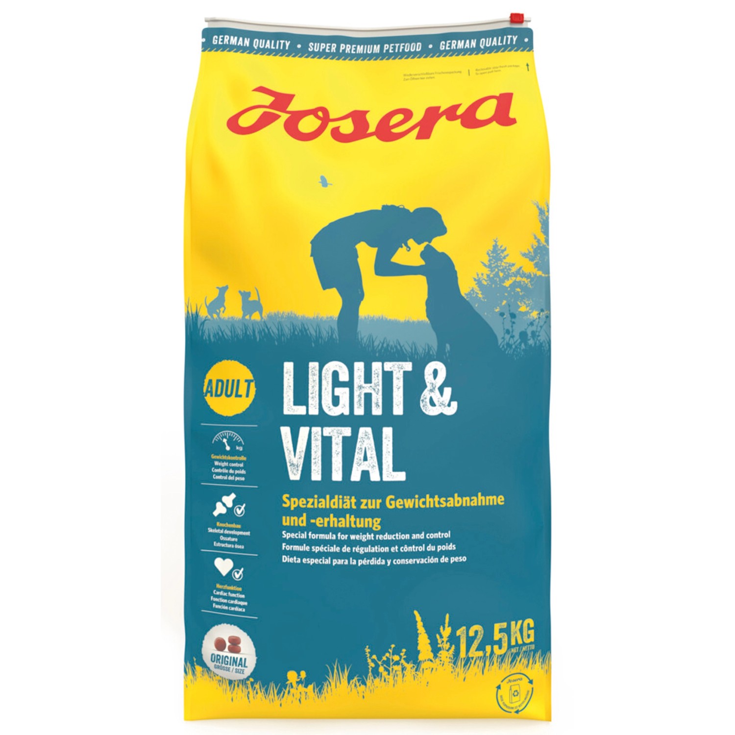 Josera Spezialfutter für Hunde Light & Vital 12,5 kg