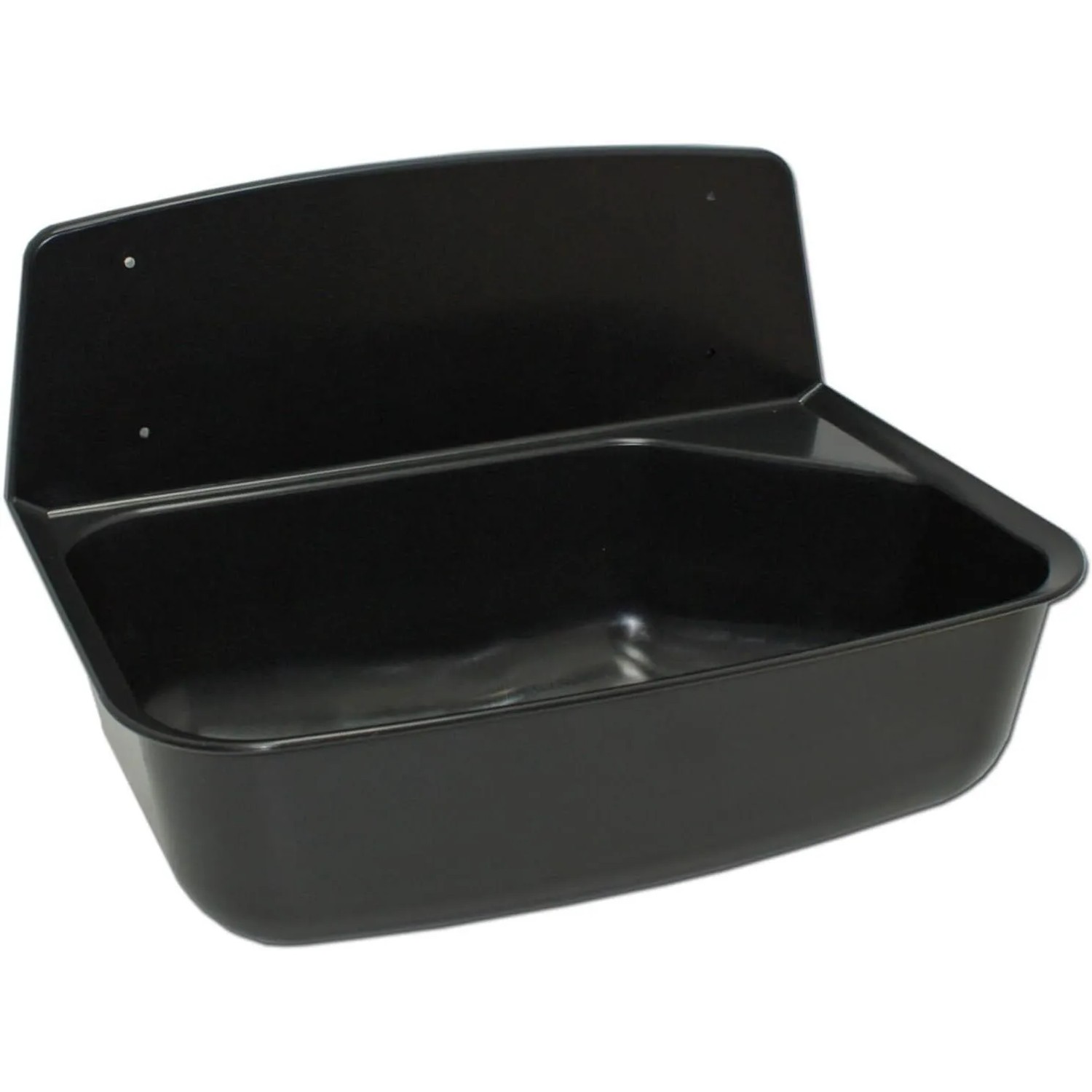 Sanicomfort Ausgussbecken Schwarz Kunststofff Inklusive Ablaufgarnitur günstig online kaufen