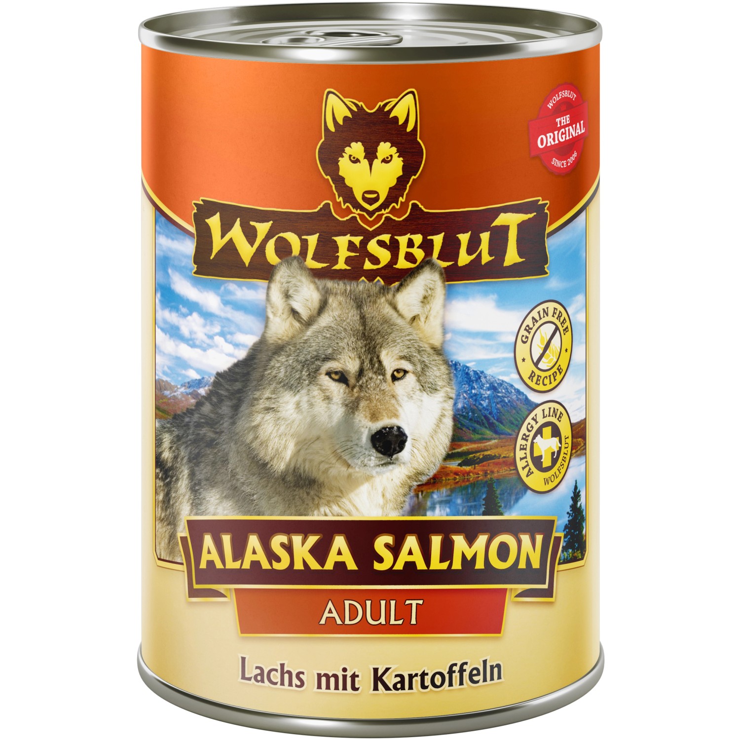 Wolfsblut Hunde-Nassfutter Alaska Salmon Adult Lachs mit Kartoffeln 395 g