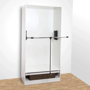 SOTECH Kleiderlift mit Teleskop Breitenverstellung 545 Bis 700 mm Tragkraft 8 Kg Schwarz