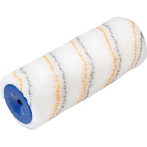 LUX Dispersionswalze 18cm, Polymix, gold-grau gestreift, für glatte Flächen.