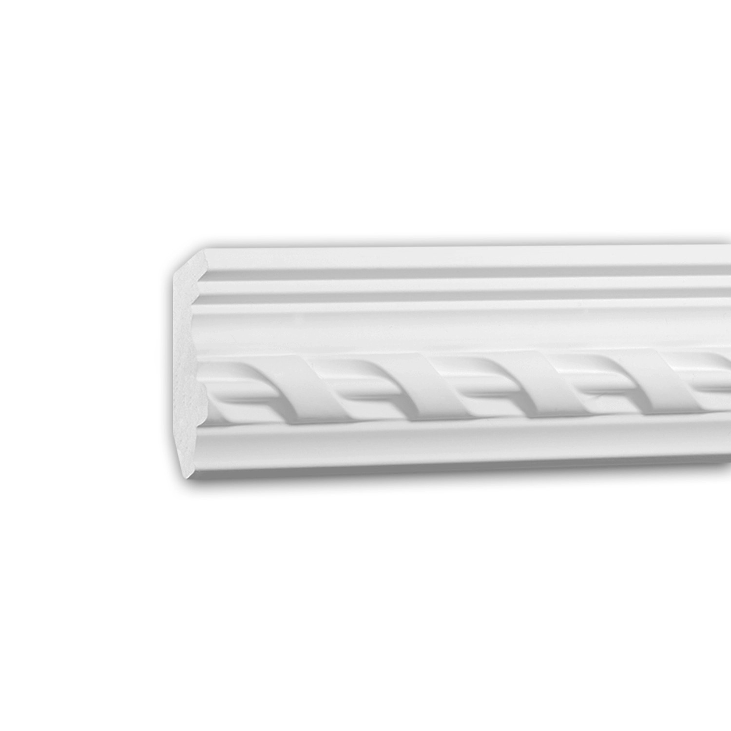 PROFHOME 150289 Eckleiste aus Polyurethan Deckenleiste Stuckleiste 2 m 200 günstig online kaufen