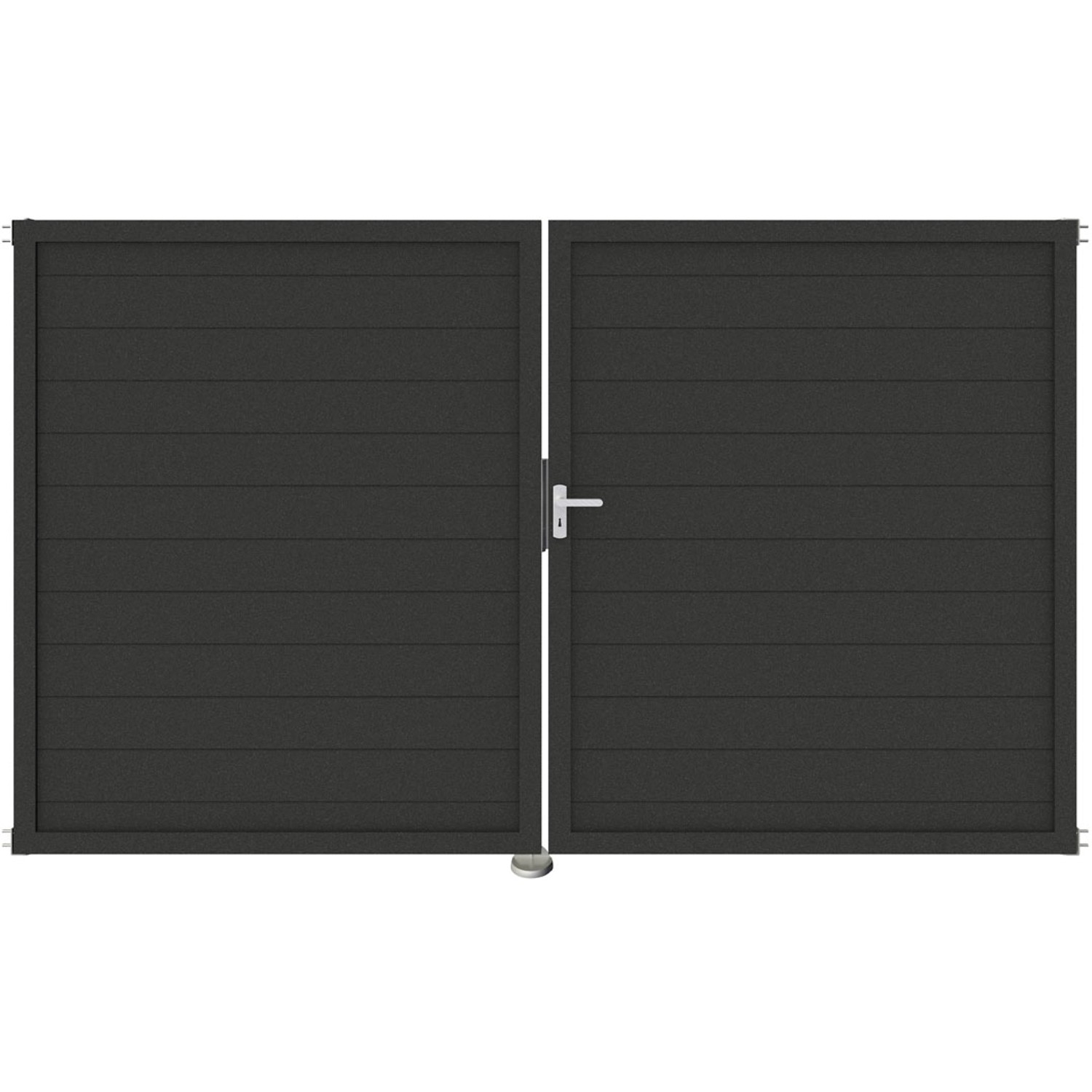 GroJa Steckzaun Tor Lumino DIN Rechts DB Anthrazit