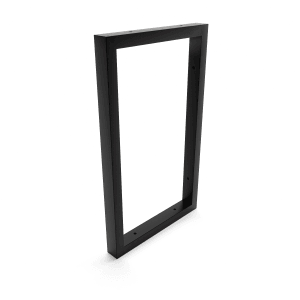 HEVVA Waschtischhalterung REUSS 25 cm Tief 1 Halter Schwarz