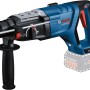 Bosch Professional GBH 18V-28 DC Akku Bohrhammer mit D-Griff, blau/schwarz.