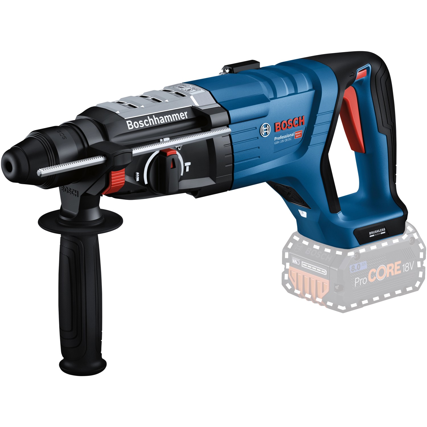 Bosch Professional Akku Bohrhammer GBH 18V-28 DC Solo