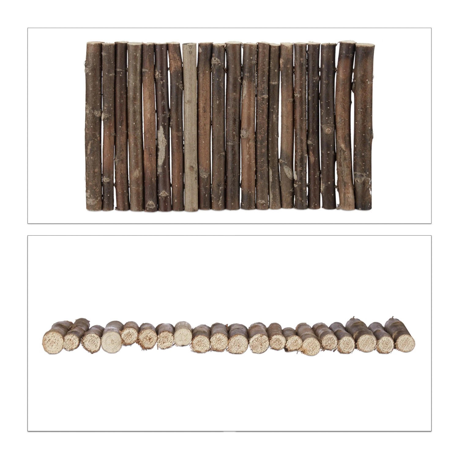 Relaxdays Nagerbrücke Schimaholz Metall Natur Biegbar 2 cm x 29 cm x 17 cm 0,24 kg