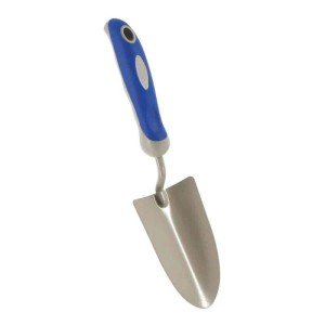 Galaflor Blumenkelle aus Stahl mit Kunststoffgriff Blau