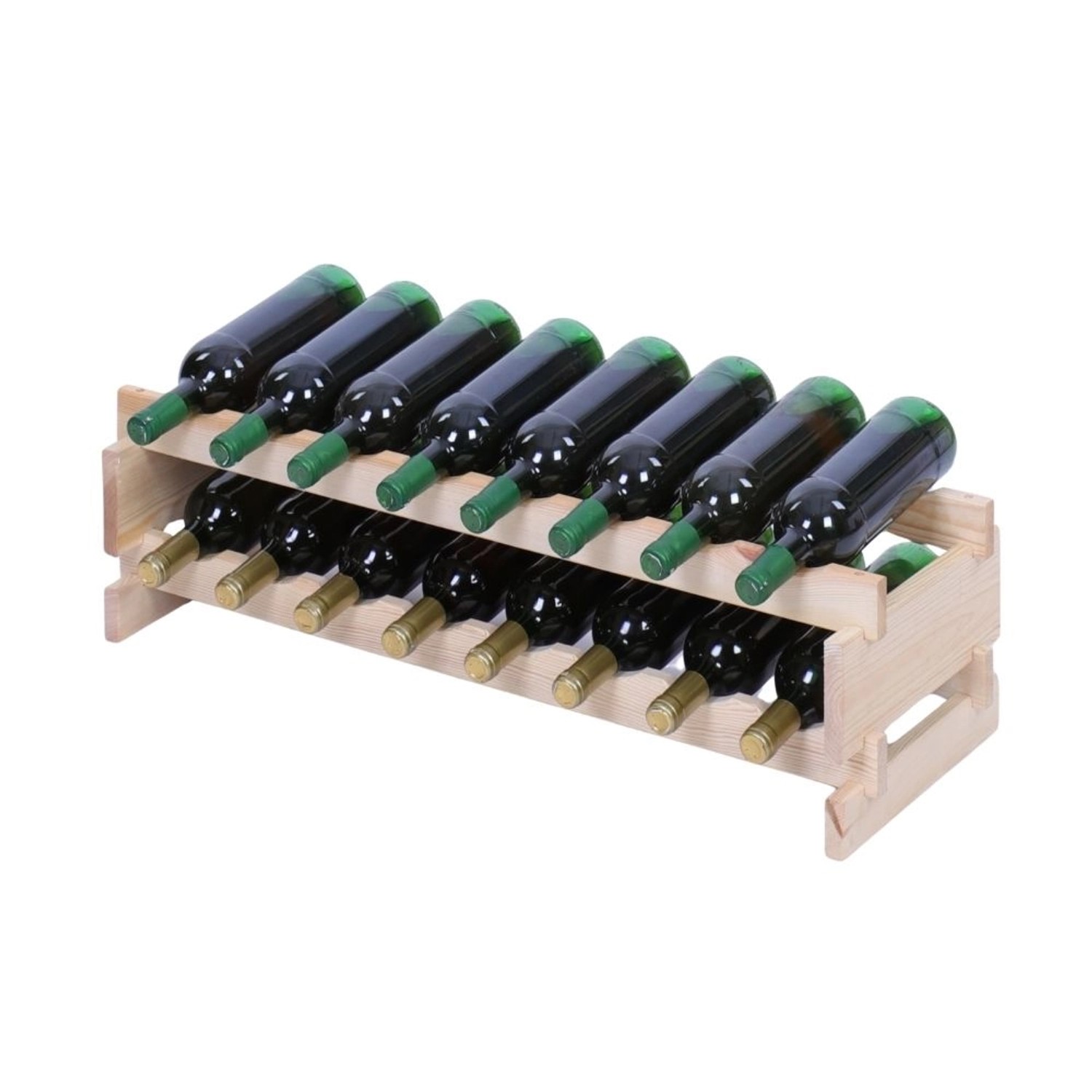 PROREGAL Weinregal VINOTECA FLEX PRO HxBxT 23x84x28cm 16 Flaschen Auf 2 Ebe günstig online kaufen