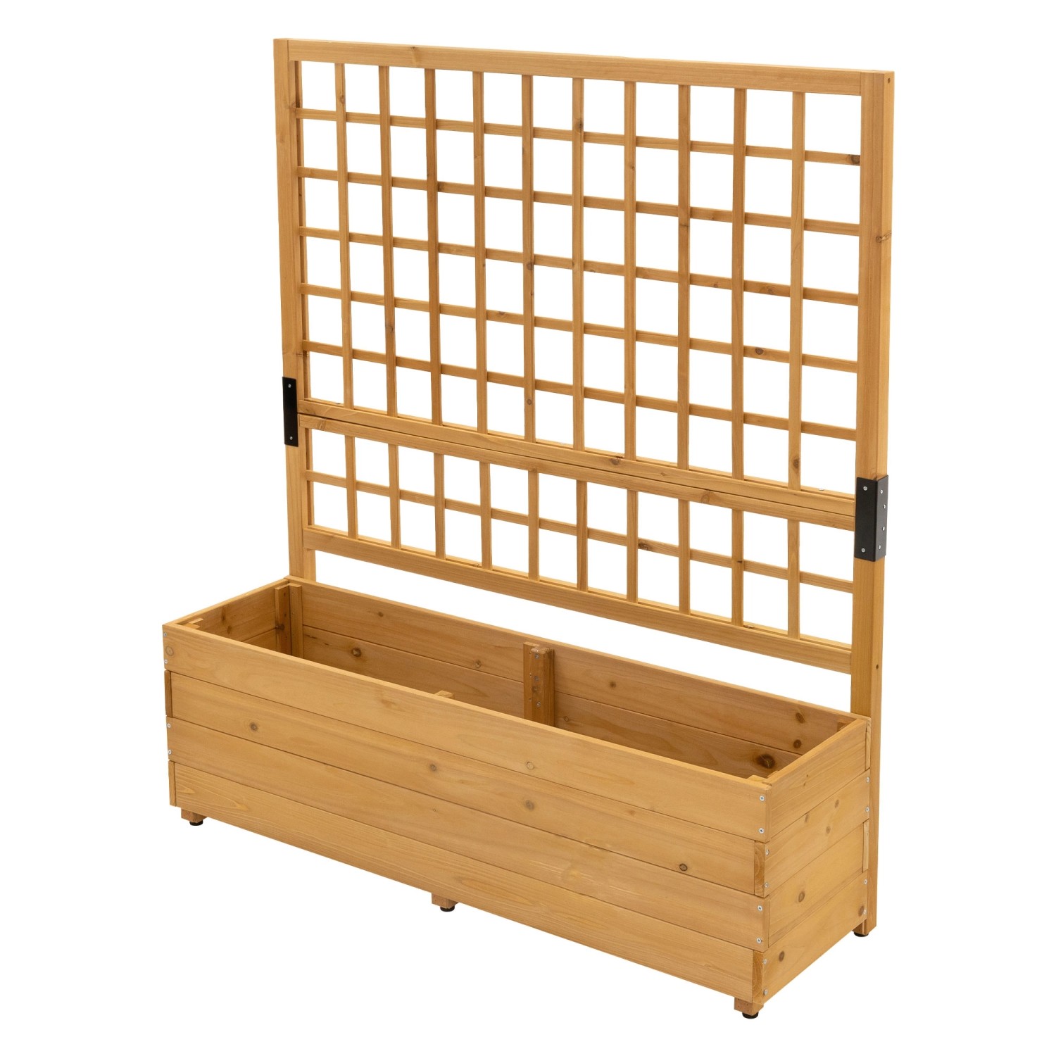 ML-Design Pflanzkasten mit Rankgitter 119,5×139×36,5 cm Fichtenholz günstig online kaufen