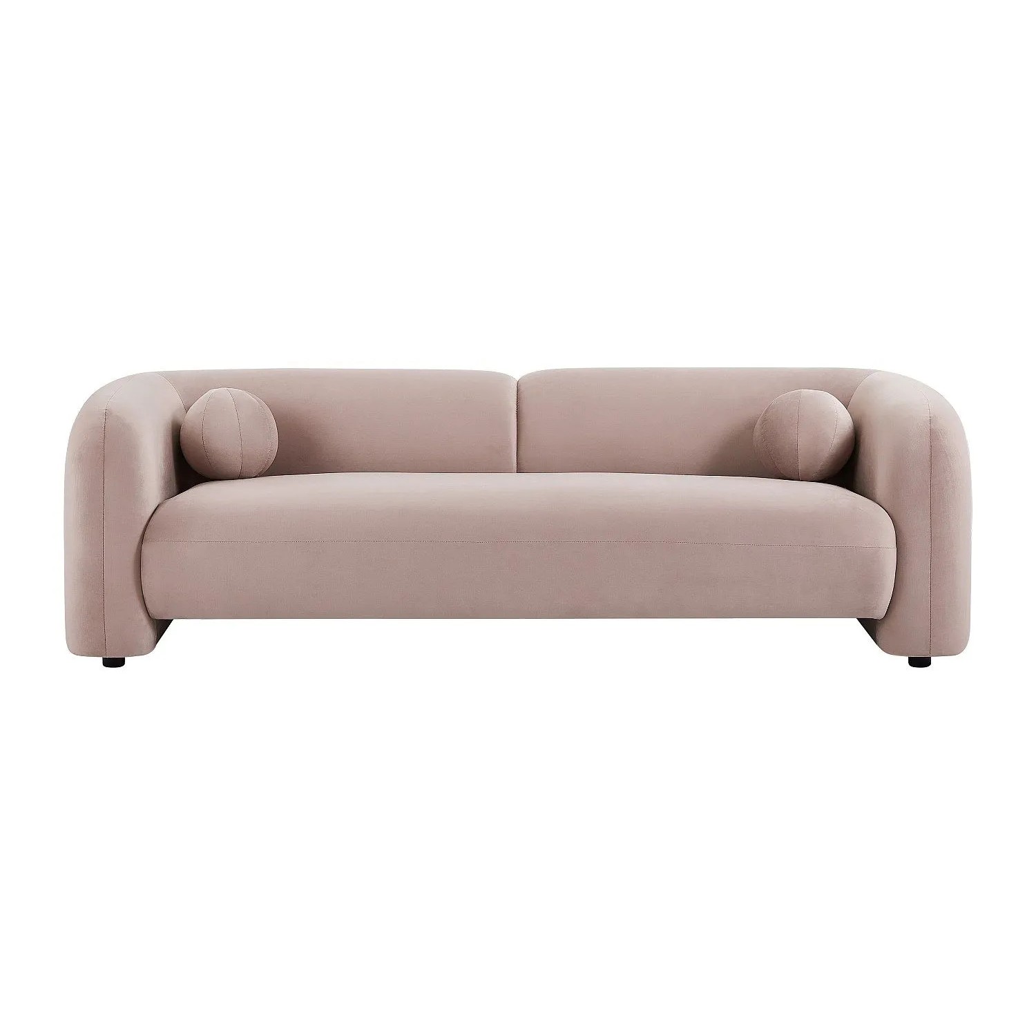 Vente-unique Sofa Ohne Schlafmöglichkeit Ovotas Rosa 226 cm
