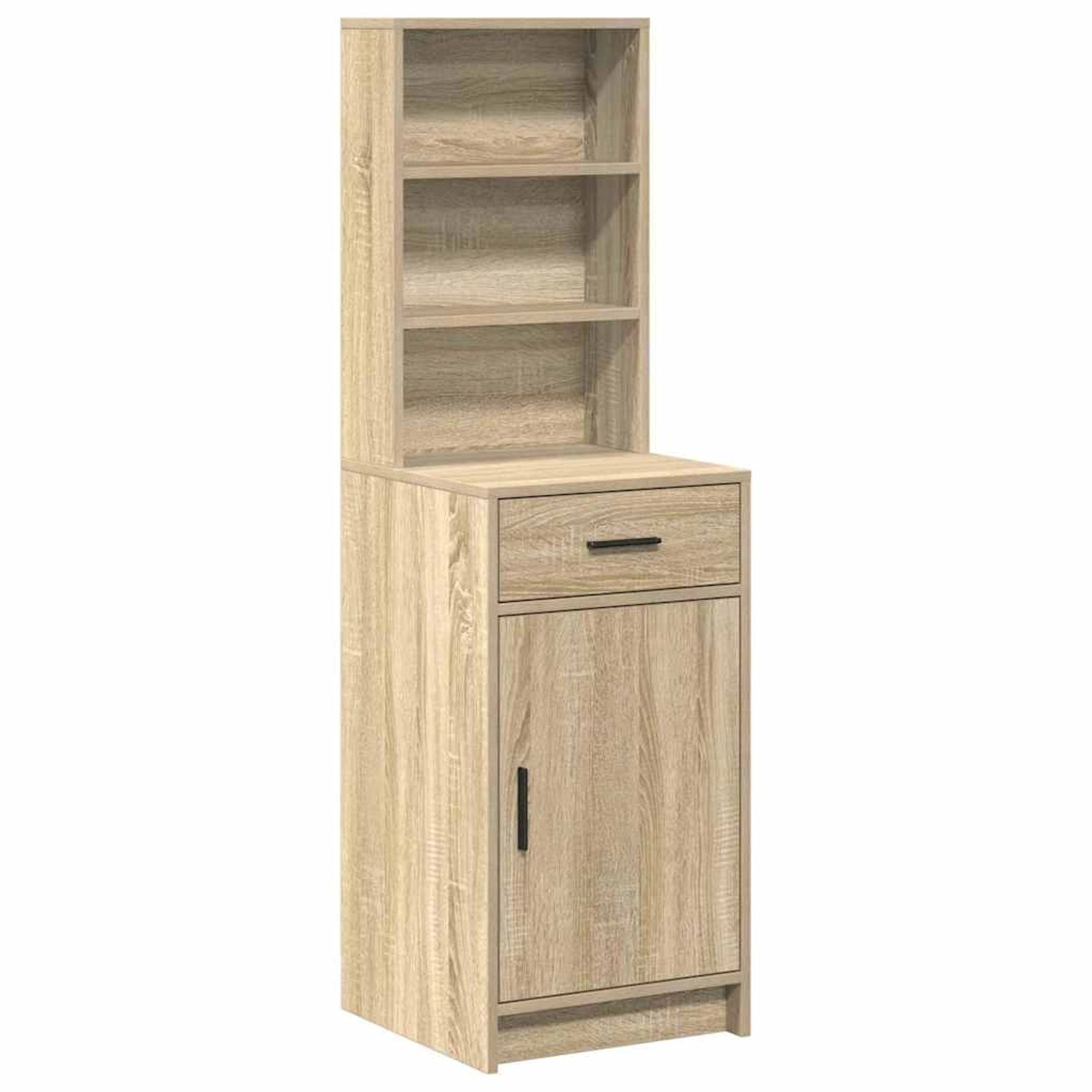 vidaXL Highboard Sonoma-Eiche 40 x 40,5 x 135 cm Holzwerkstoff 865075