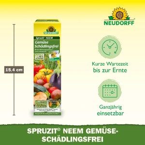 Neudorff Spruzit NEEM GemüseSchädlingsfrei 75ml: Mittel gegen Schädlinge an Gemüse.