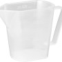 Transparenter LUX Messbecher 500 ml mit Skala für Schmierstoffe und andere Flüssigkeiten.