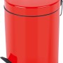 Roter Spirella Treteimer Sydney, 3 Liter, für Bad und WC.