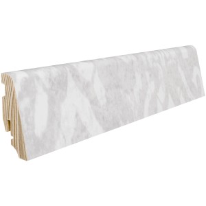 Sockelleiste Azulejo Creme-Artdesign, 58 mm hoch, wasserresistent, zur einfachen Montage.