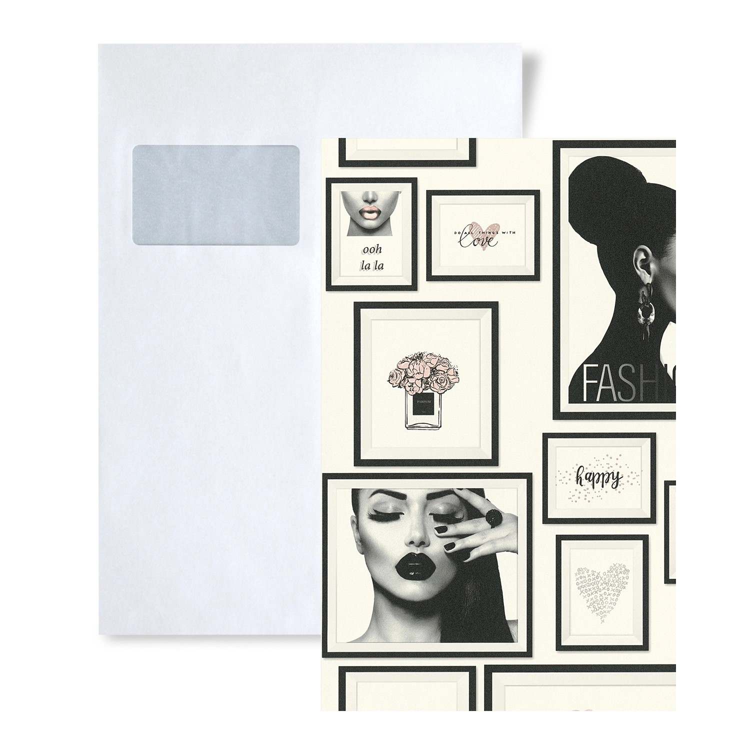PROFHOME 1 MUSTERSTÜCK S-369181-GU DIN A4 MUSTER der Collage Tapete günstig online kaufen