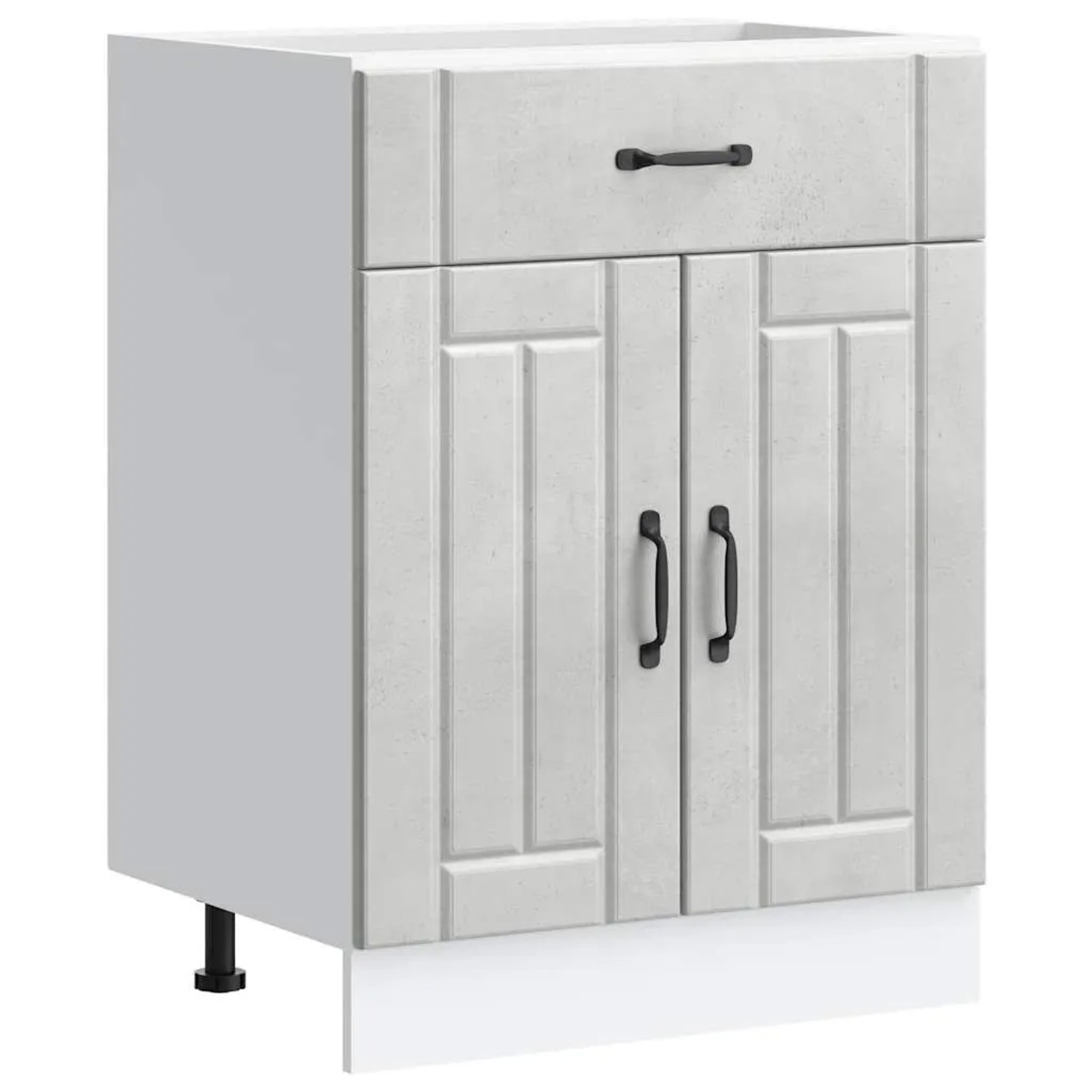 vidaXL Küchen-Unterschrank Lucca Betongrau Holzwerkstoff 853731 günstig online kaufen