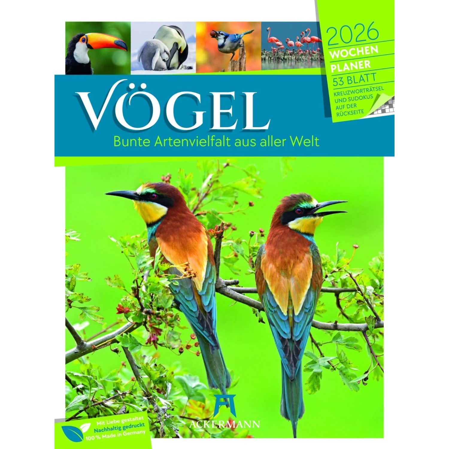 Vögel - Tier-Wochenplaner 2026 günstig online kaufen