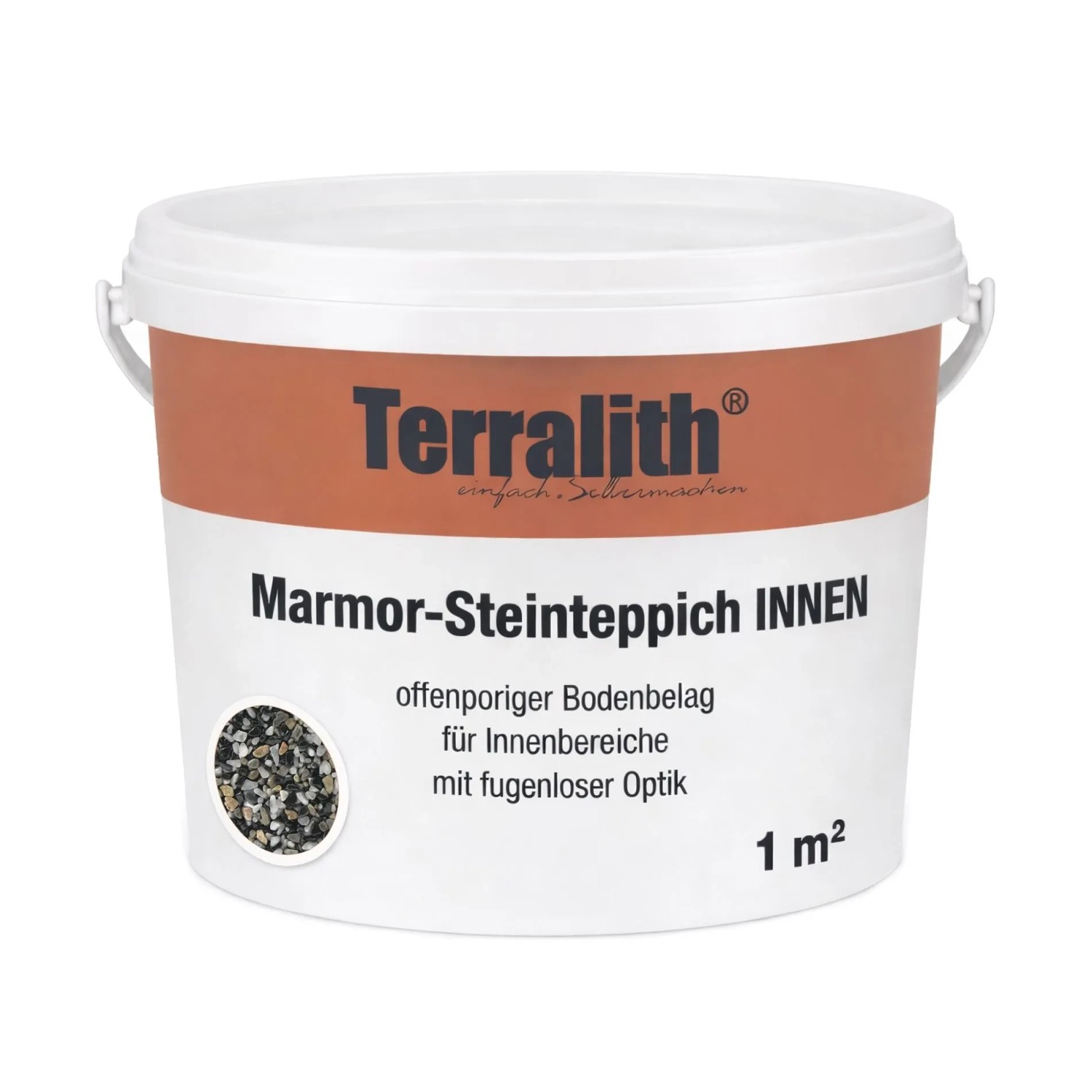 Terralith Marmor Steinteppich Mix Sizilia für 1m² Innen Mittel 4-6 mm
