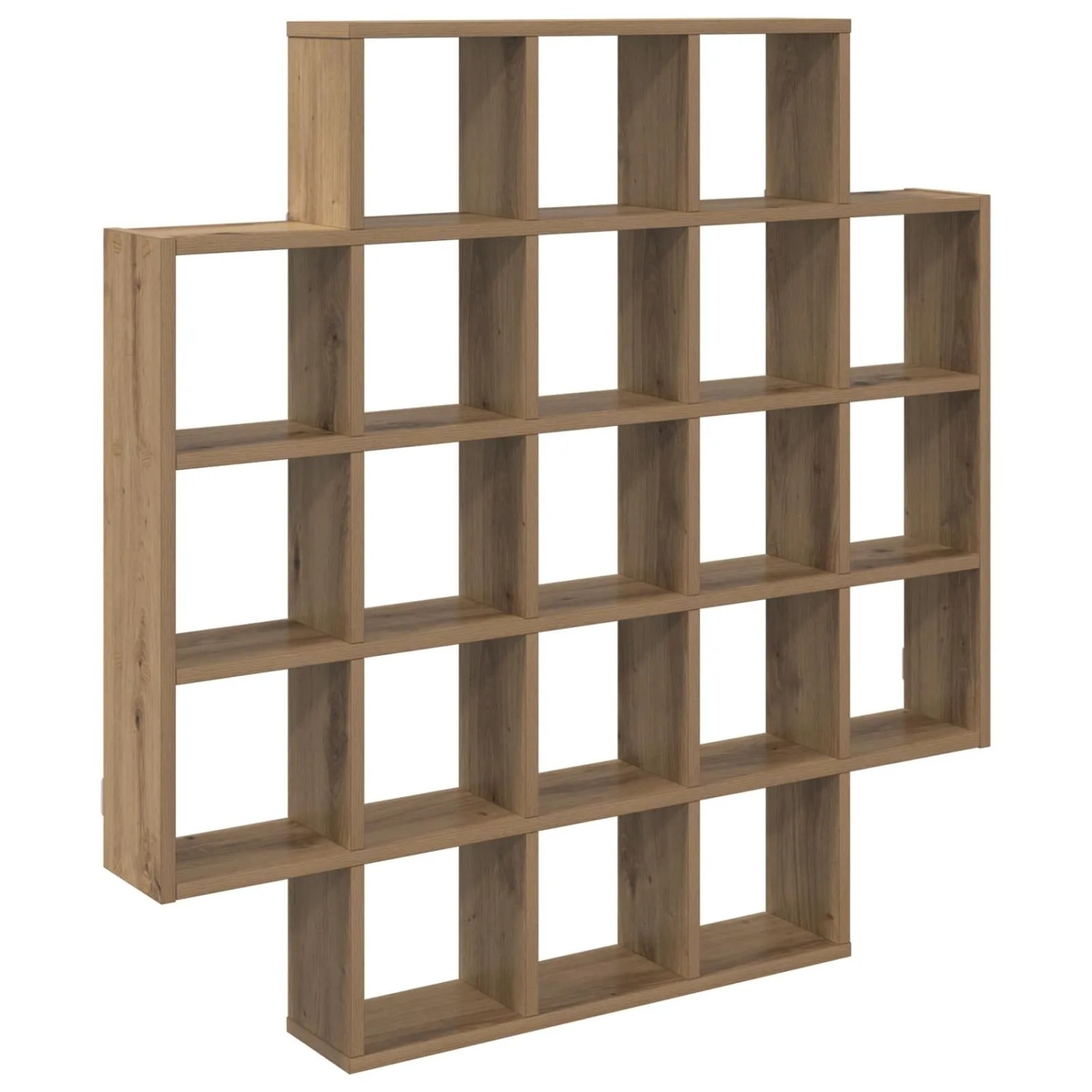 vidaXL Wandregal Artisan-Eiche 100 x 13 x 100 cm Holzwerkstoff 8012251