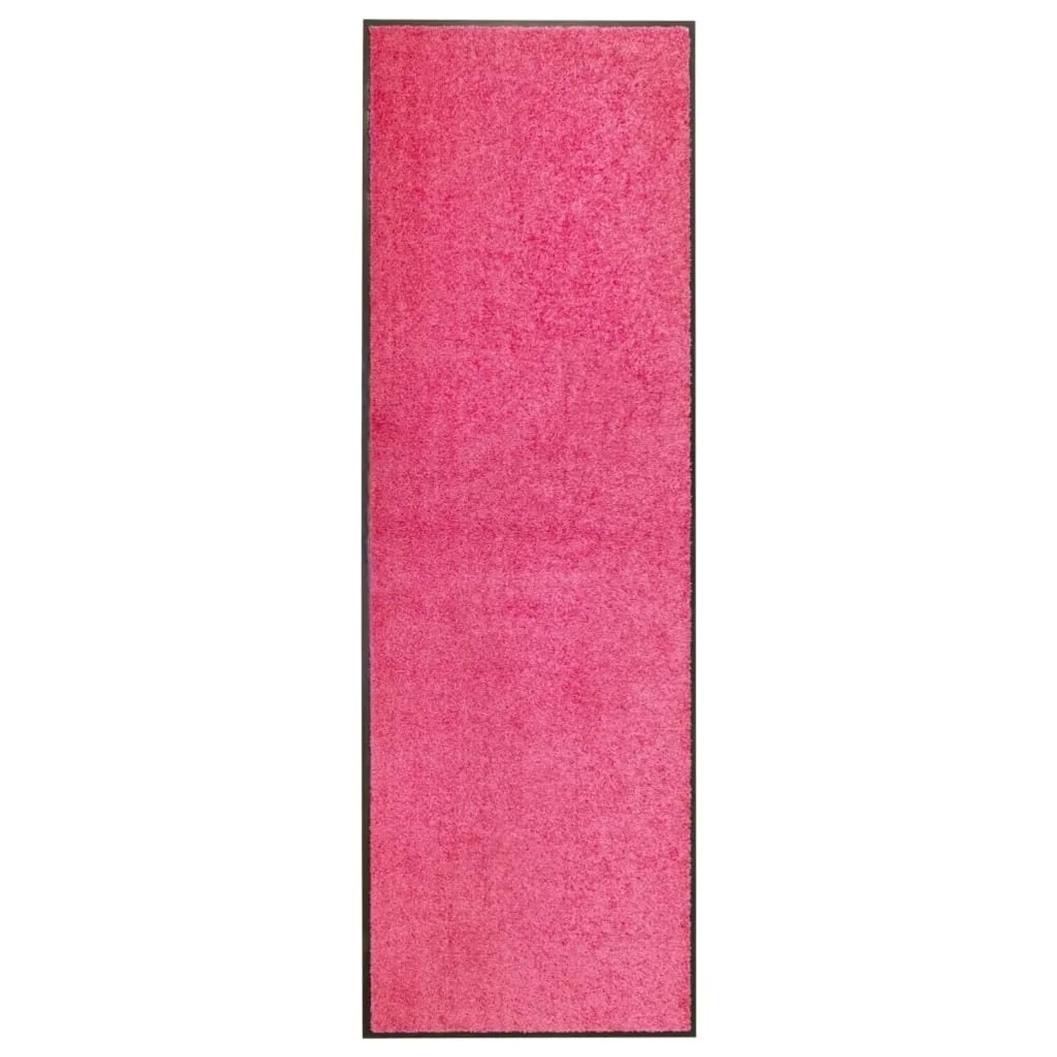 vidaXL Fußmatte Waschbar Rosa 60x180 cm 323447