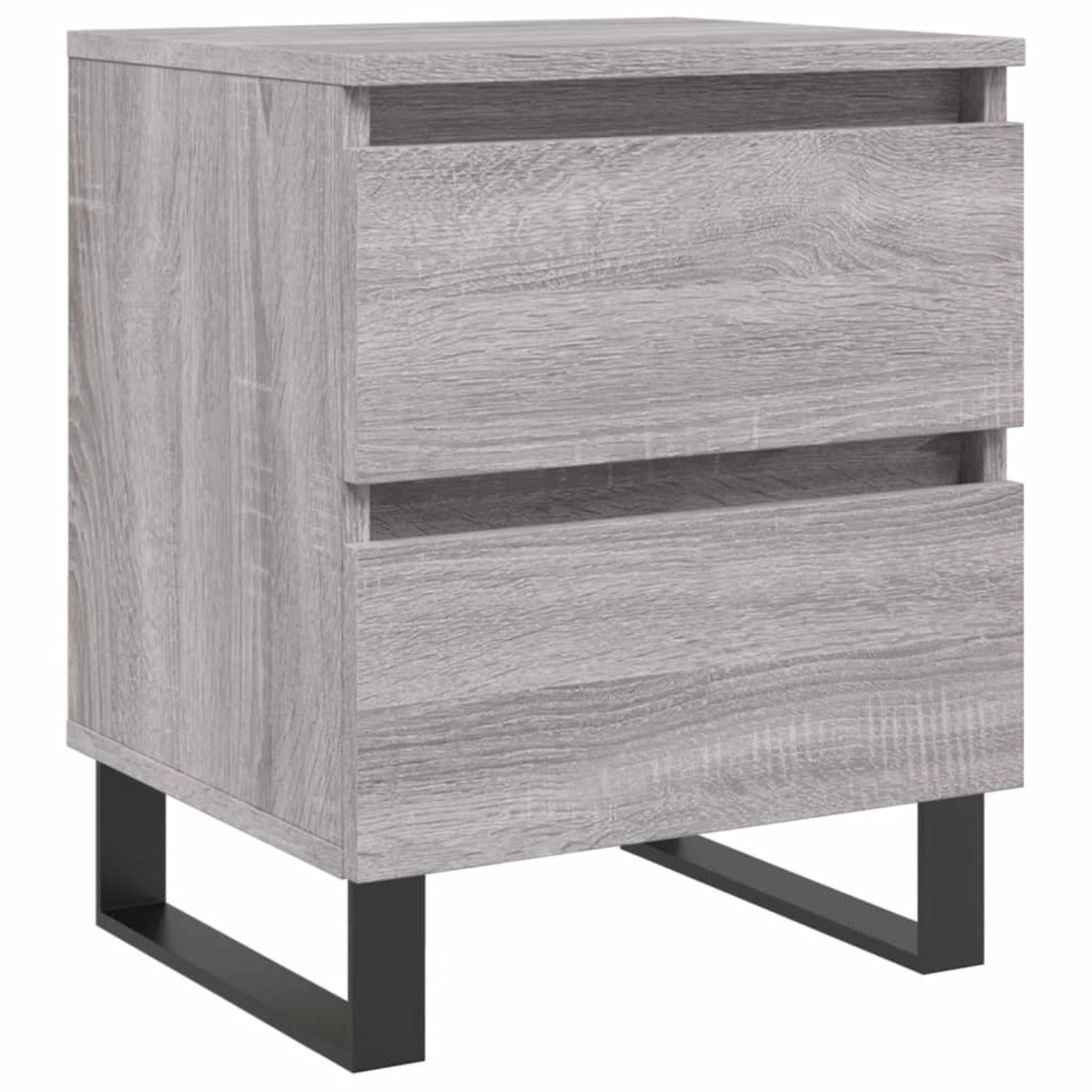 vidaXL Nachttisch Grau Sonoma 40x35x50 cm Holzwerkstoff 826904
