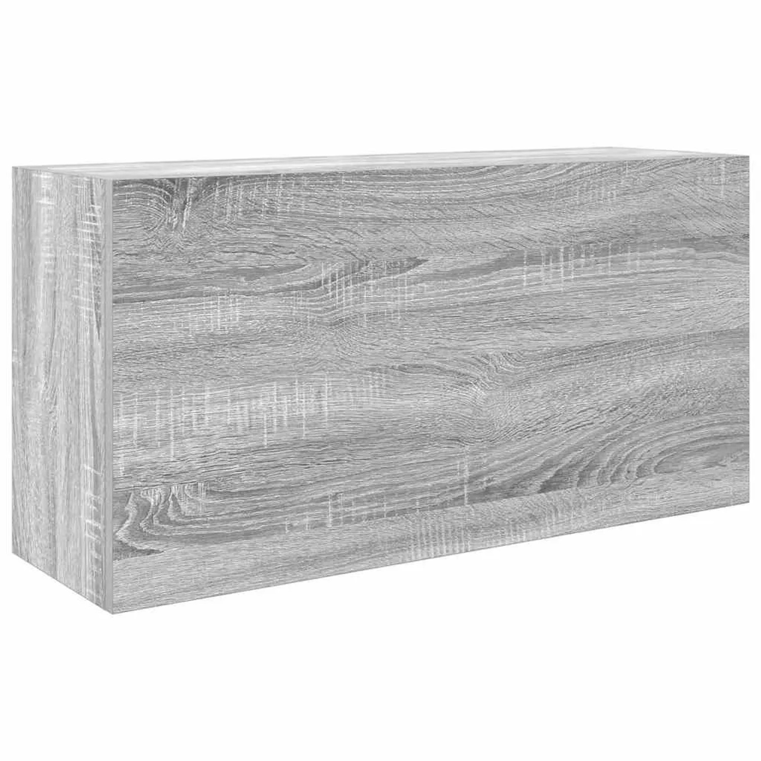vidaXL Bad-Wandschrank Grau Sonoma 80x25x40 cm Holzwerkstoff 860090 günstig online kaufen