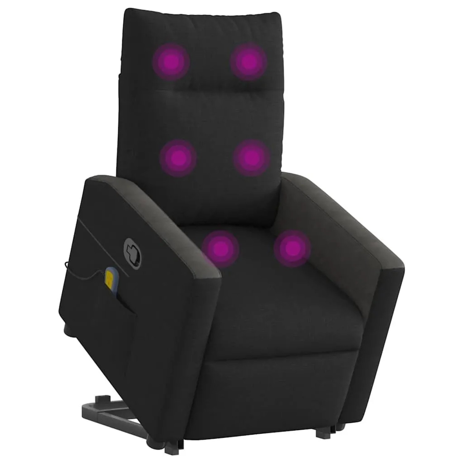 vidaXL Massagesessel mit Aufstehhilfe Schwarz Stoff 3324061 günstig online kaufen