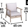 Loungegruppe Woodsboro 4-teilig FSC® Akazienholz Weiß-Geölt Beige_13