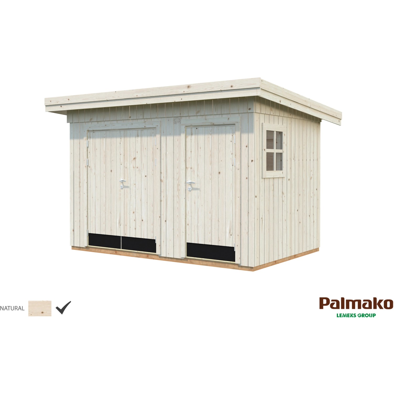 Palmako Gerätehaus "Kalle", natur günstig online kaufen