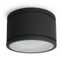 Schwarzer, dimmbarer LED Aufbauspot CELI-WX von SSC-LUXon, geeignet für Bad und Decke.