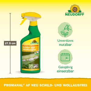 Neudorff Promanal AF Neu: Sprühflasche zur Bekämpfung von Schild- und Wollläusen, 500ml.