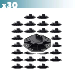 Xpotool Set 30X Stelzlager Terrassen 2700Kg 18-28Mm Stellfüße Höhenverstellbar