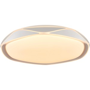 Weiße LED-Deckenleuchte Shining Venus von MegaLight, 30 W, Ø 41 cm.